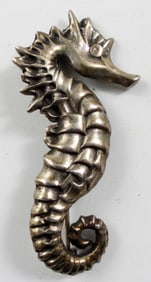 SEAHORSE 925 STERLING PIN