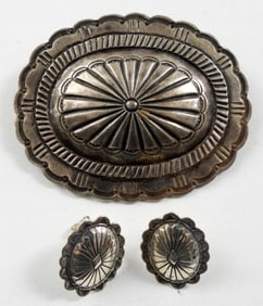 925 SOUTHWEST CONCHO LOOK JEWELRY LOT