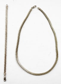 MILOR ITALY 925 NECKLACE & BRACELET SET