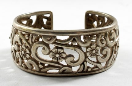 CAROLYN POLLACK STERLING CUFF BRACELET
