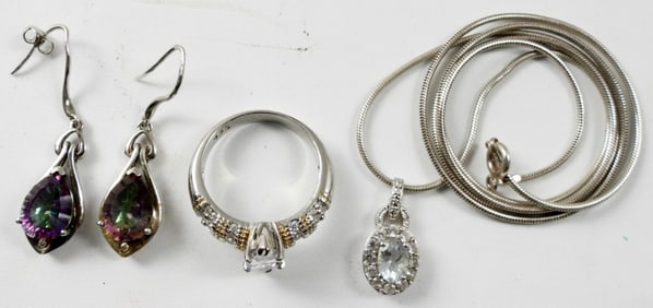 (3) PIECE  LADIES STERLING FASHION SET