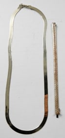 STERLING NECKLACE & BRACELET