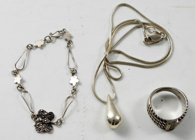 LADIES TEARDROP 925 NECKLACE & MORE