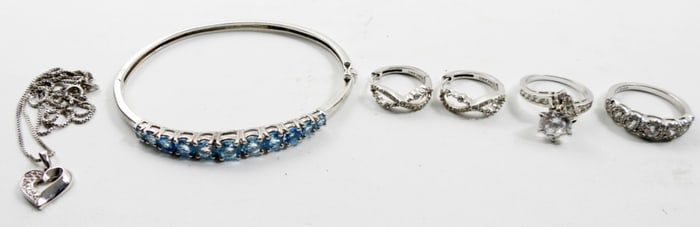 (5) PIECE BRIDAL STERLING SET