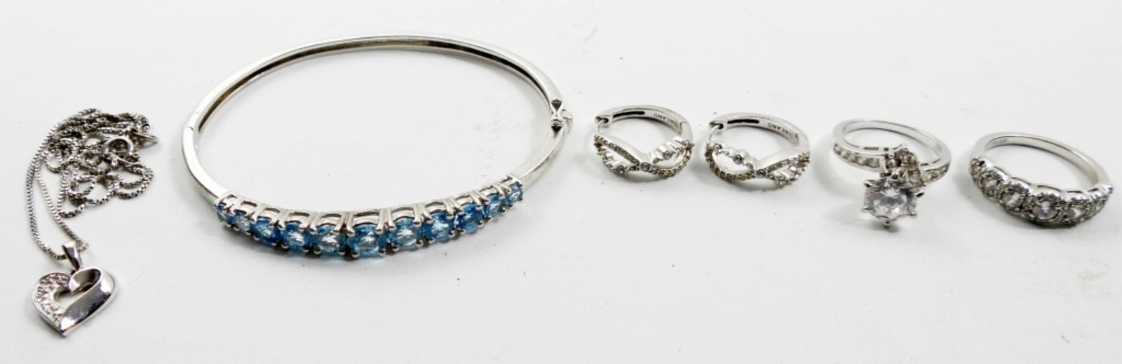 (5) PIECE BRIDAL STERLING SET (1 of 5)