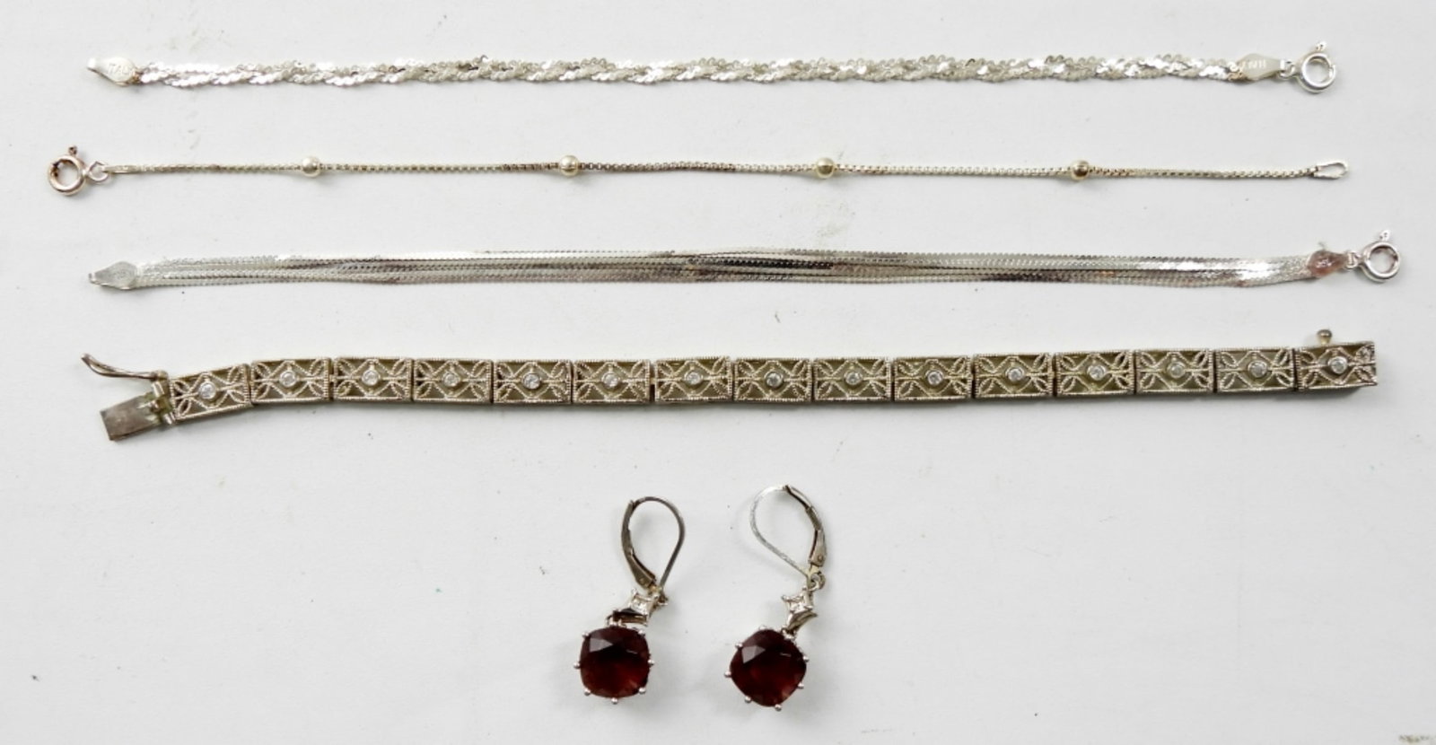 (4) STERLING FASHION BRACELETS & MORE (1 of 3)