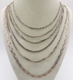 (6) STERLING CHAINS