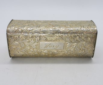 SILVER 950 SMALL ANTIQUE BOX