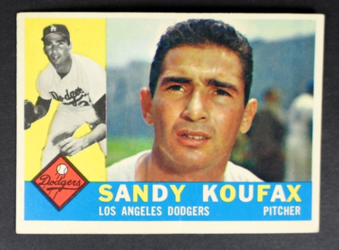 1960 TOPPS #343 SANDY KOUFAX (1 of 2)
