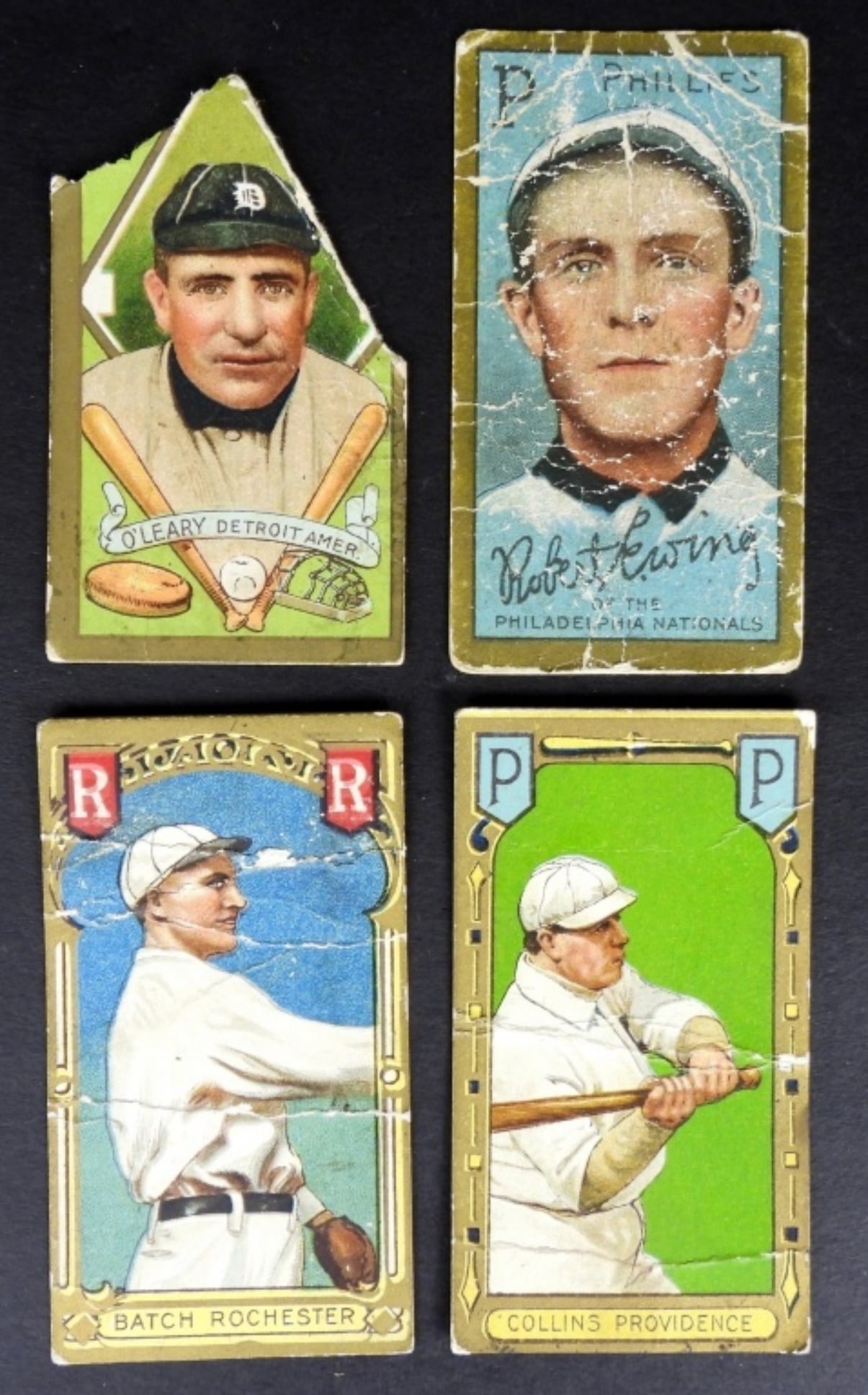 (4) 1911 T205 GOLD BORDER CARDS (1 of 2)