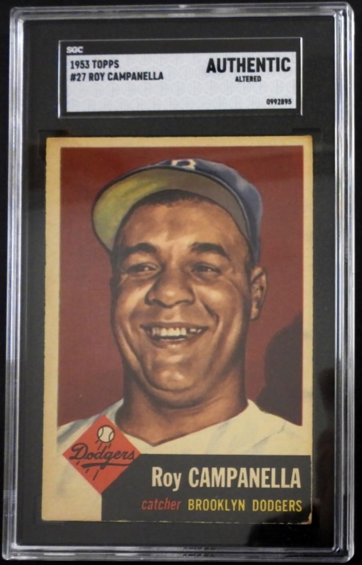 1953 TOPPS #27 ROY CAMPANELLA SGC (1 of 2)