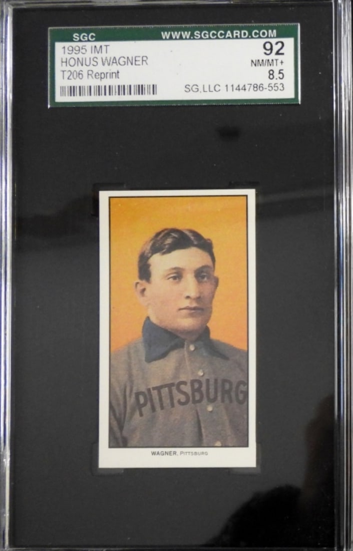 REPRINT 1995 - T206 HONUS WAGNER SGC (1 of 2)