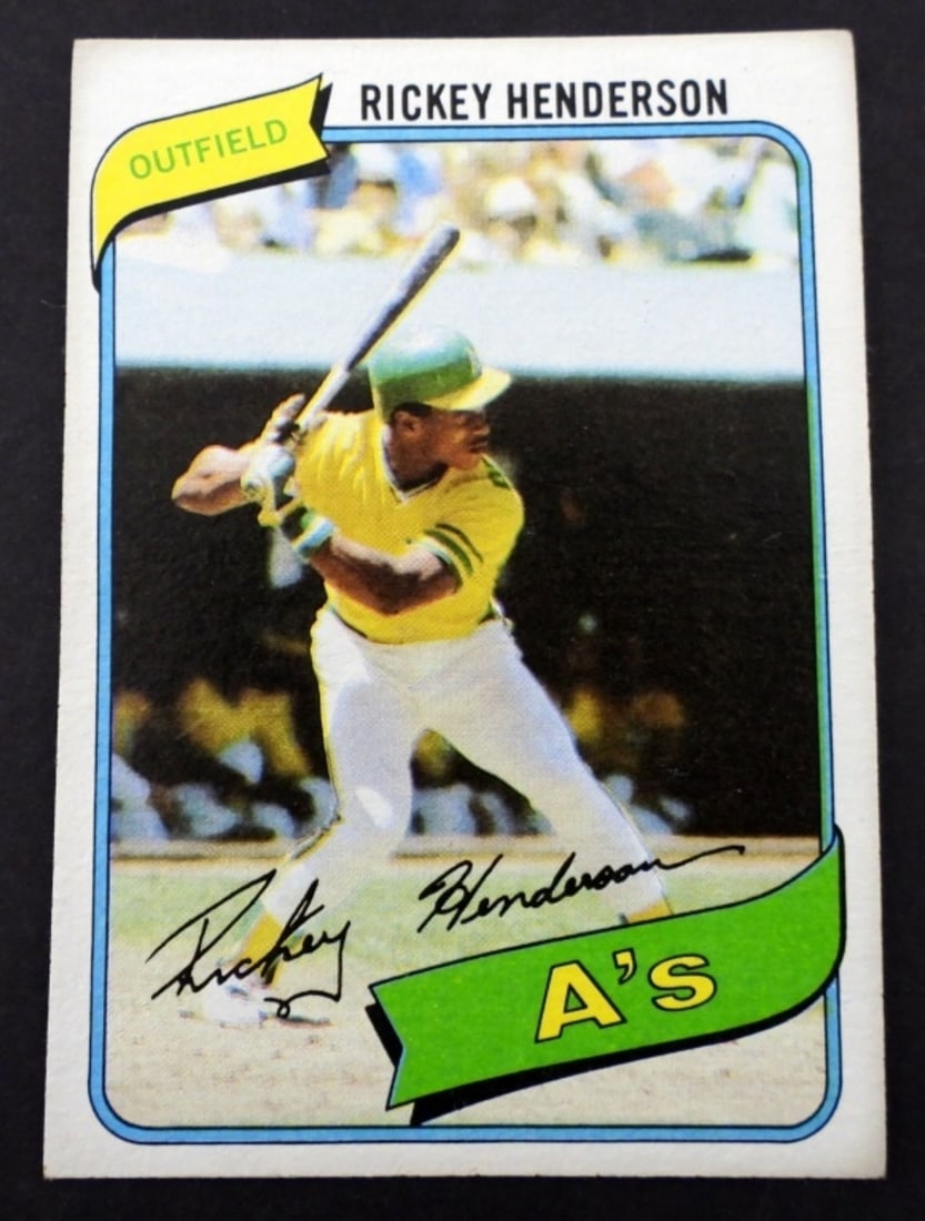 1980 TOPPS #482 RICKEY HENDERSON ROOKIE (1 of 2)