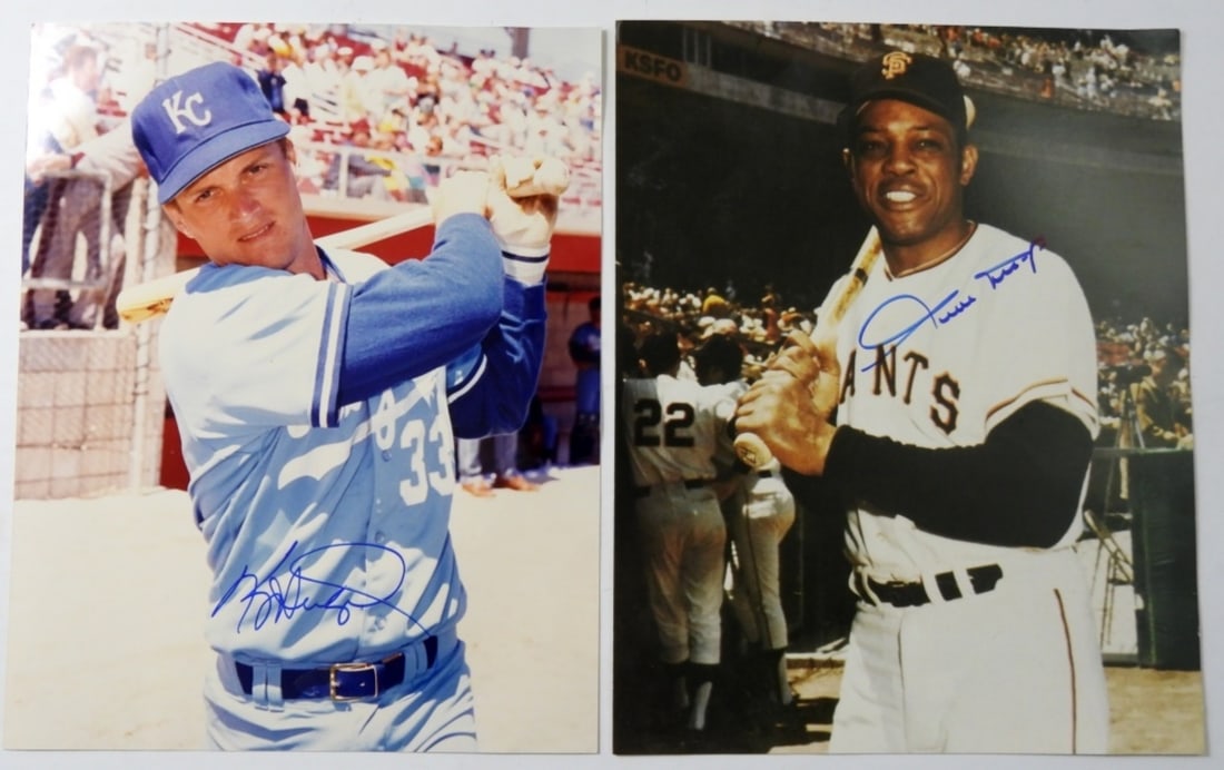 WILLIE MAYS AUTO 8x10 PHOTO plus (1 of 3)