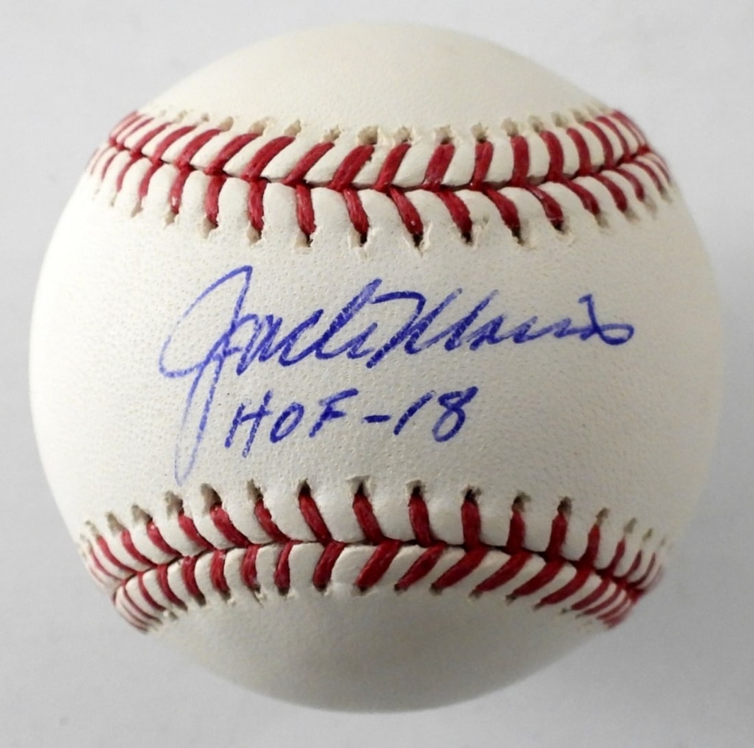 JACK MORRIS HOF-18 SIGNED BASEBALL (1 of 2)
