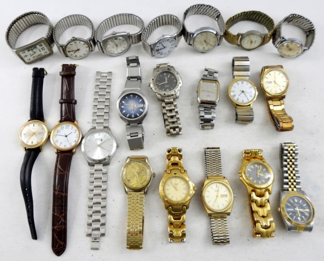 (20) MEN'S WRIST WATCHES (1 of 3)