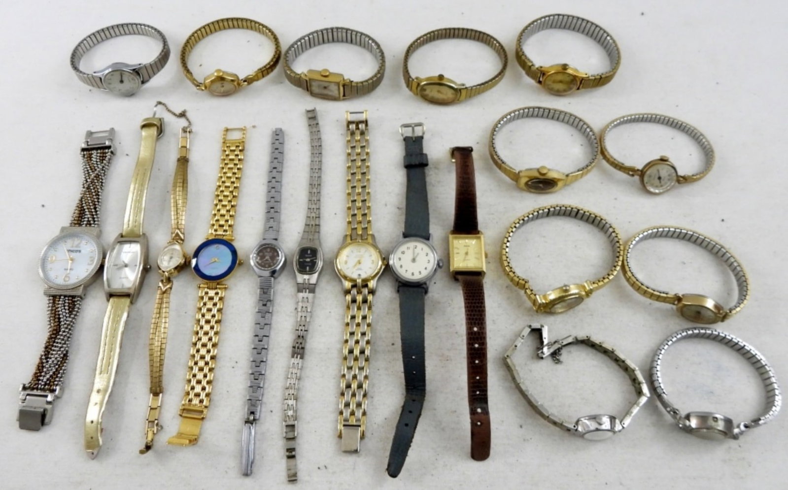 (20) LADIES VARIETY WATCH LOT: UNTESTED - BIG VARIETY
