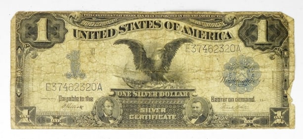 1899 $1 SILVER CERTIFICATE BLACK EAGLE