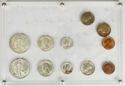 1942 D&S UNCIRCULATED SILVER MINT SET