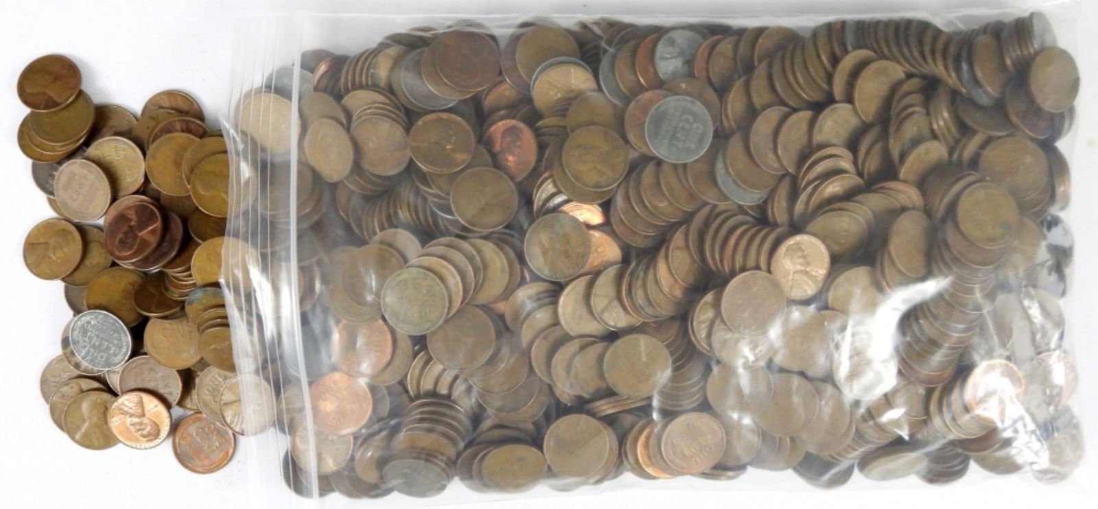 1000 MIXED DATE WHEAT CENTS (1 of 1)