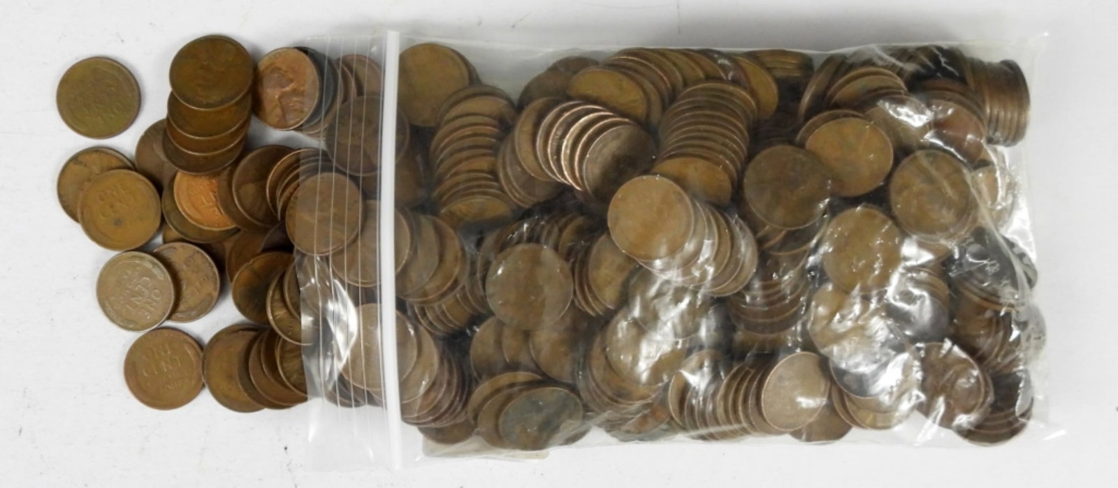 350 WHEAT CENTS (1920-1929) P-D-S: NICE CIRCS or BETTER