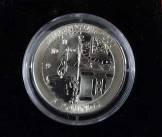 2000 GIBRALTOR MILLENNIUM TITANIUM COIN