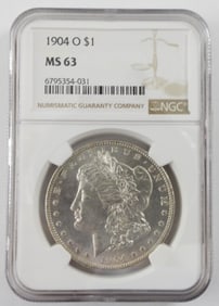1904-O MORGAN DOLLAR NGC MS-63