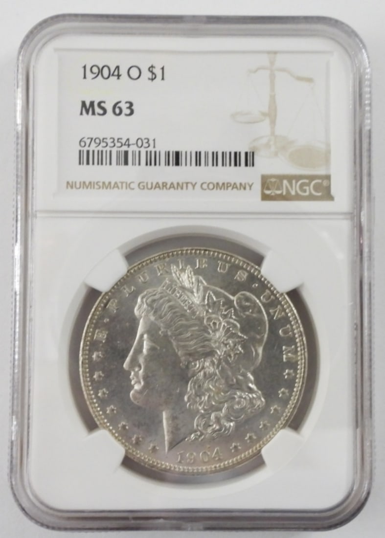 1904-O MORGAN DOLLAR NGC MS-63 (1 of 2)