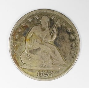 1857 SEATED LIBERTY HALF DOLLAR