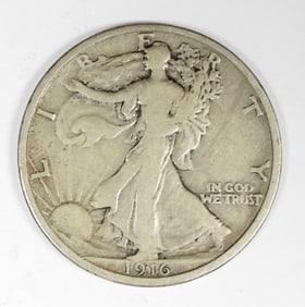 1916 WALKING LIBERTY HALF DOLLAR