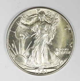 1941-D WALKING LIBERTY HALD DOLLAR