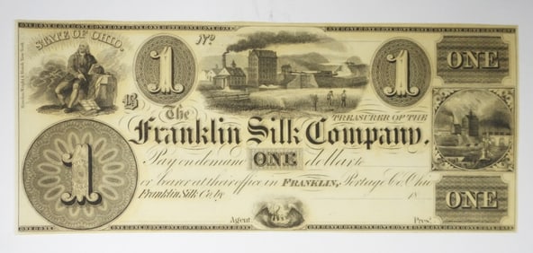 $1 FRANKLIN,OH OBSOLETE NOTE