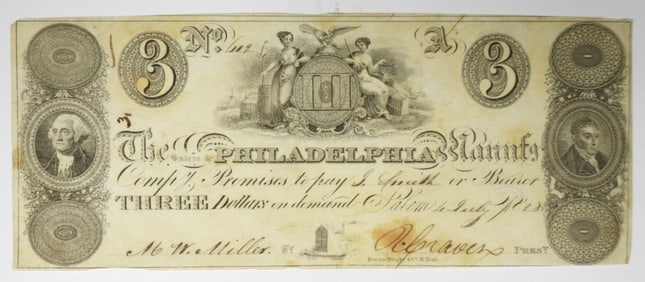$3 SALEM,NJ OBSOLETE NOTE