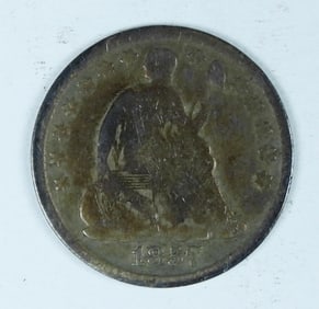 1857 LIBERTY SEATED HALF DIME