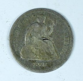 1866-S LIBERTY SEATED HALF DIME