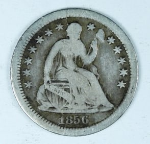 1856-O LIBERTY SEATED HALF DIME