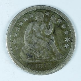 1857 LIBERTY SEATED DIME