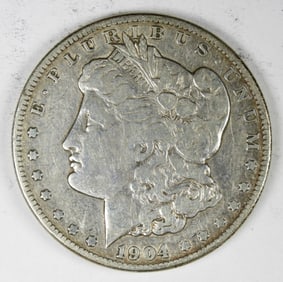 1904-S MORGAN SILVER DOLLAR