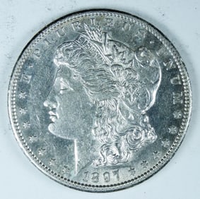 1897-S MORGAN SILVER DOLLAR