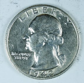 1942-S QUARTER DOLLAR