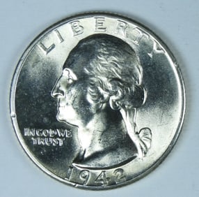 1942-D QUARTER DOLLAR