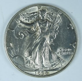 1938 LIBERTY WALKING HALF DOLLAR
