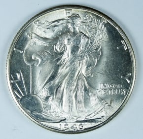 1946-D LIBERTY WALKING HALF DOLLAR