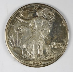 1945-D LIBERTY WALKING HALF DOLLAR