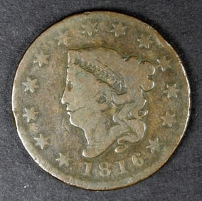 1816 MATRON HEAD LARGE CENT