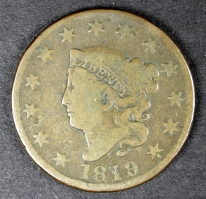 1819 MATRON HEAD LARGE CENT