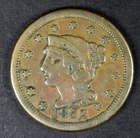 1852 MATRON HEAD LARGE CENT