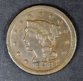 1848 MATRON HEAD LARGE CENT