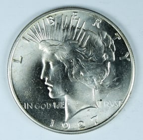1927-S PEACE DOLLAR
