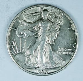1939-S WALKING LIBERTY HALF DOLLAR